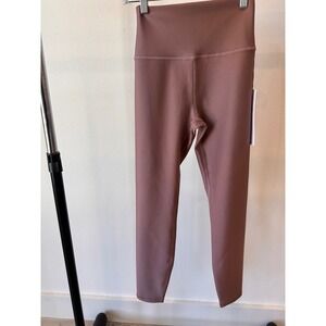 Alo Yoga Airlift High-Waist 7/8 Legging Mushroom Brown W5766R Small NWT